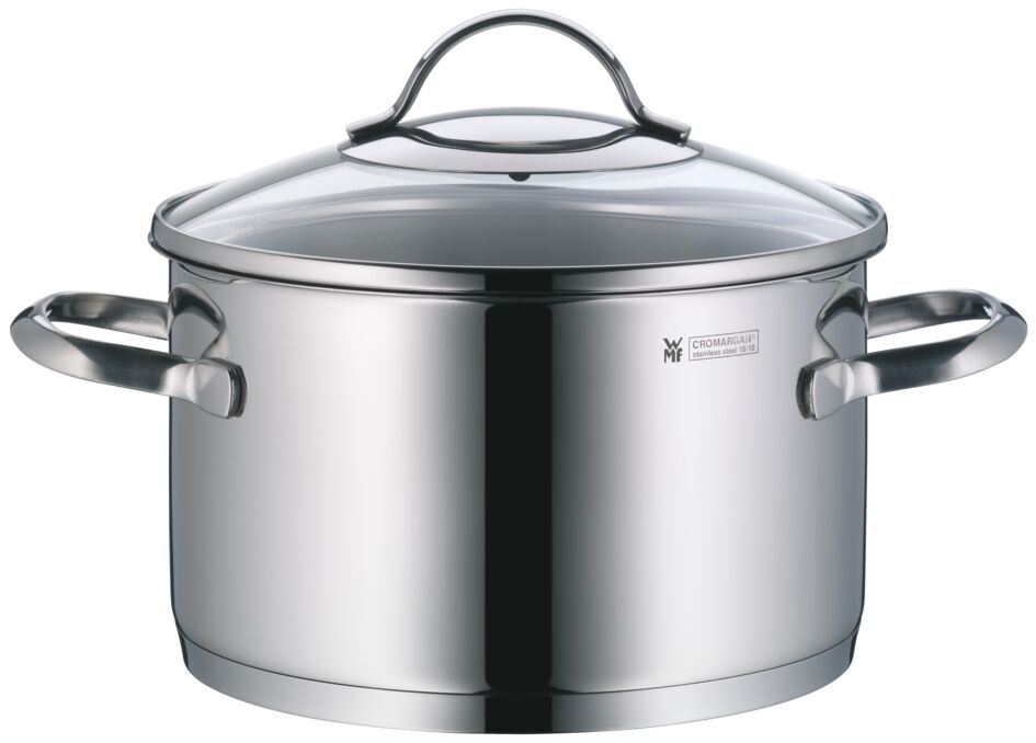 WMF Provence Plus Set di Pentole 9 pz in Acciaio Inossidabile 18/10 con Fondo Transtherm - Induzione e Gas