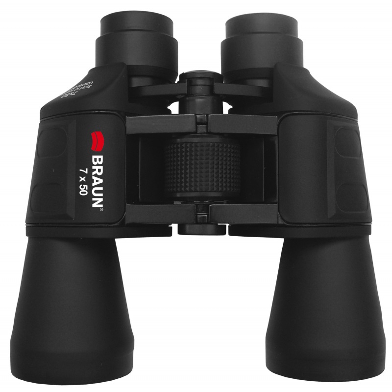 BRAUN Binocolo 7x50 - Ampio Campo Visivo e Elevato Valore di Luce per Eventi all'Aperto e Bird Watching