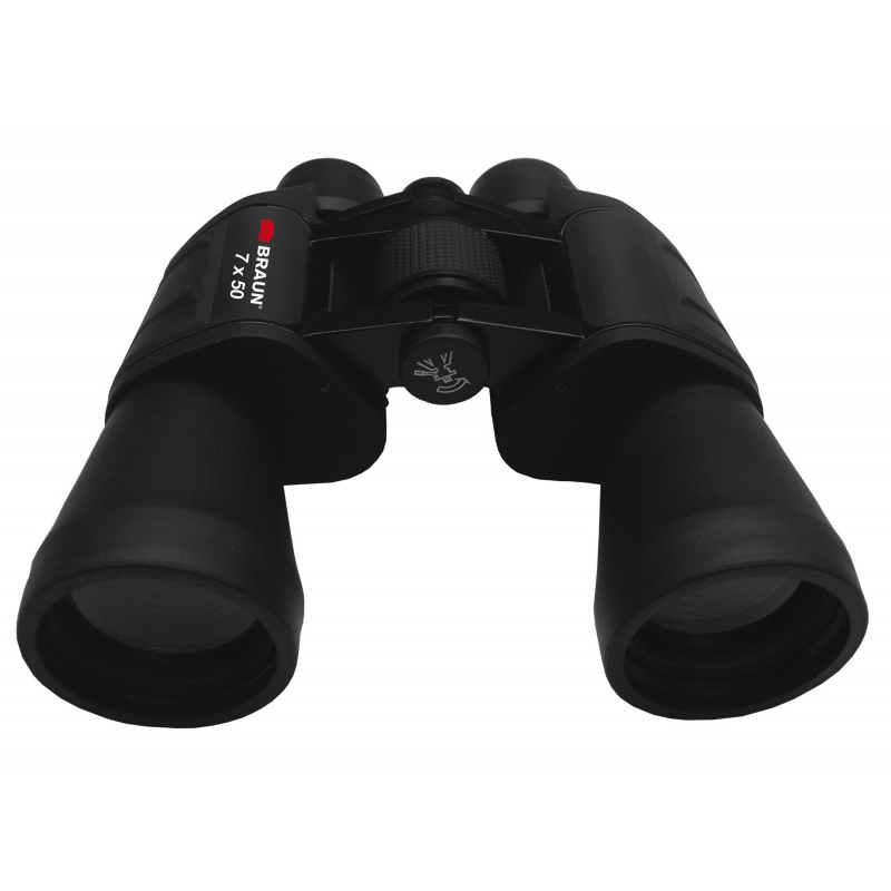 BRAUN Binocolo 7x50 - Ampio Campo Visivo e Elevato Valore di Luce per Eventi all'Aperto e Bird Watching