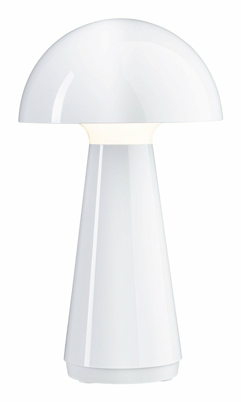 Paulmann Onzo Lampada da Tavolo LED Ricaricabile 3-Step-Dim IP44 2700K 2,6W Bianco