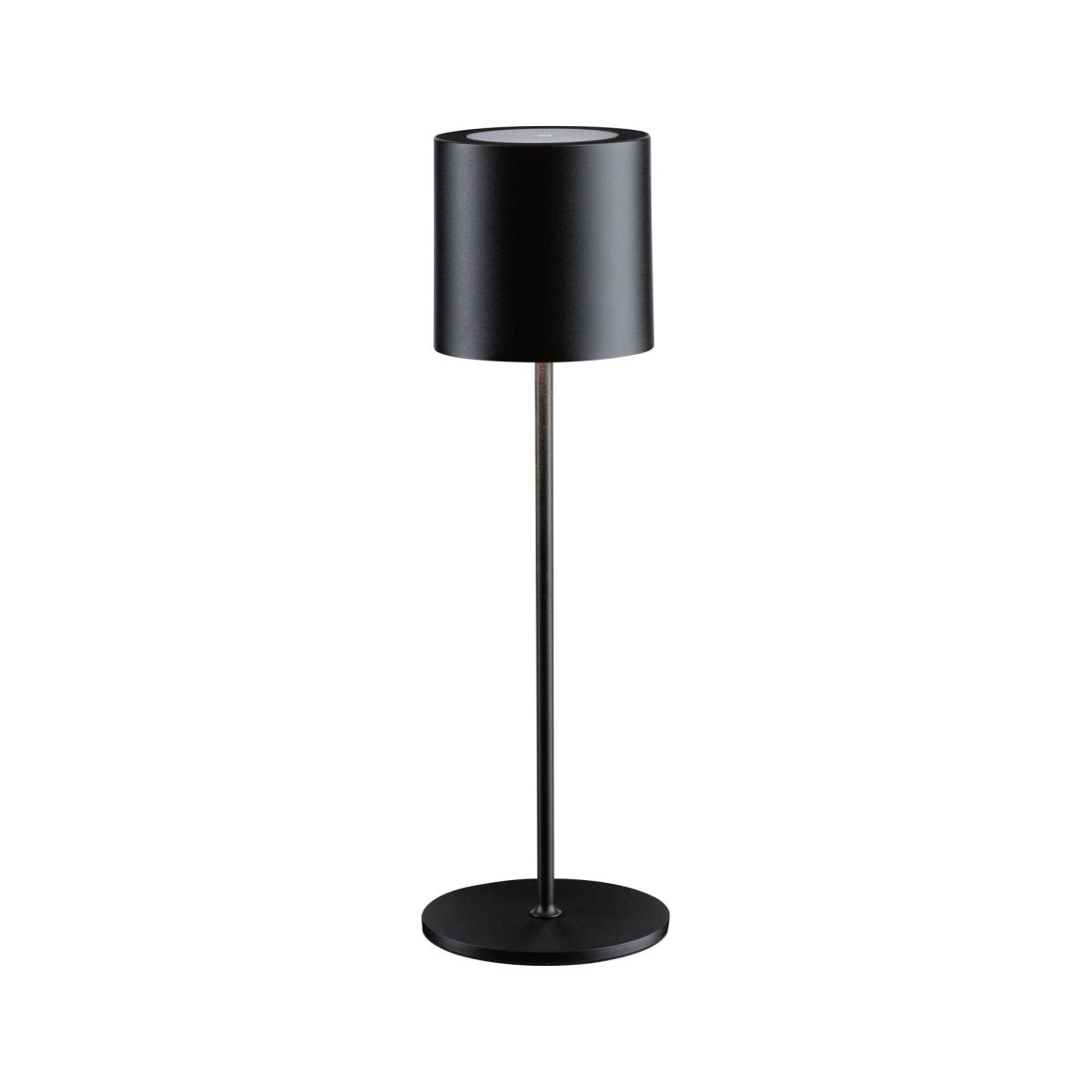 Paulmann Tuni Lampada da Tavolo LED Ricaricabile 2,8W Dimmerabile IP44 Nero Opaco