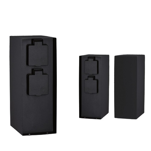 Paulmann 94657 prolunghe e multiple 2 presa(e) AC Esterno Antracite