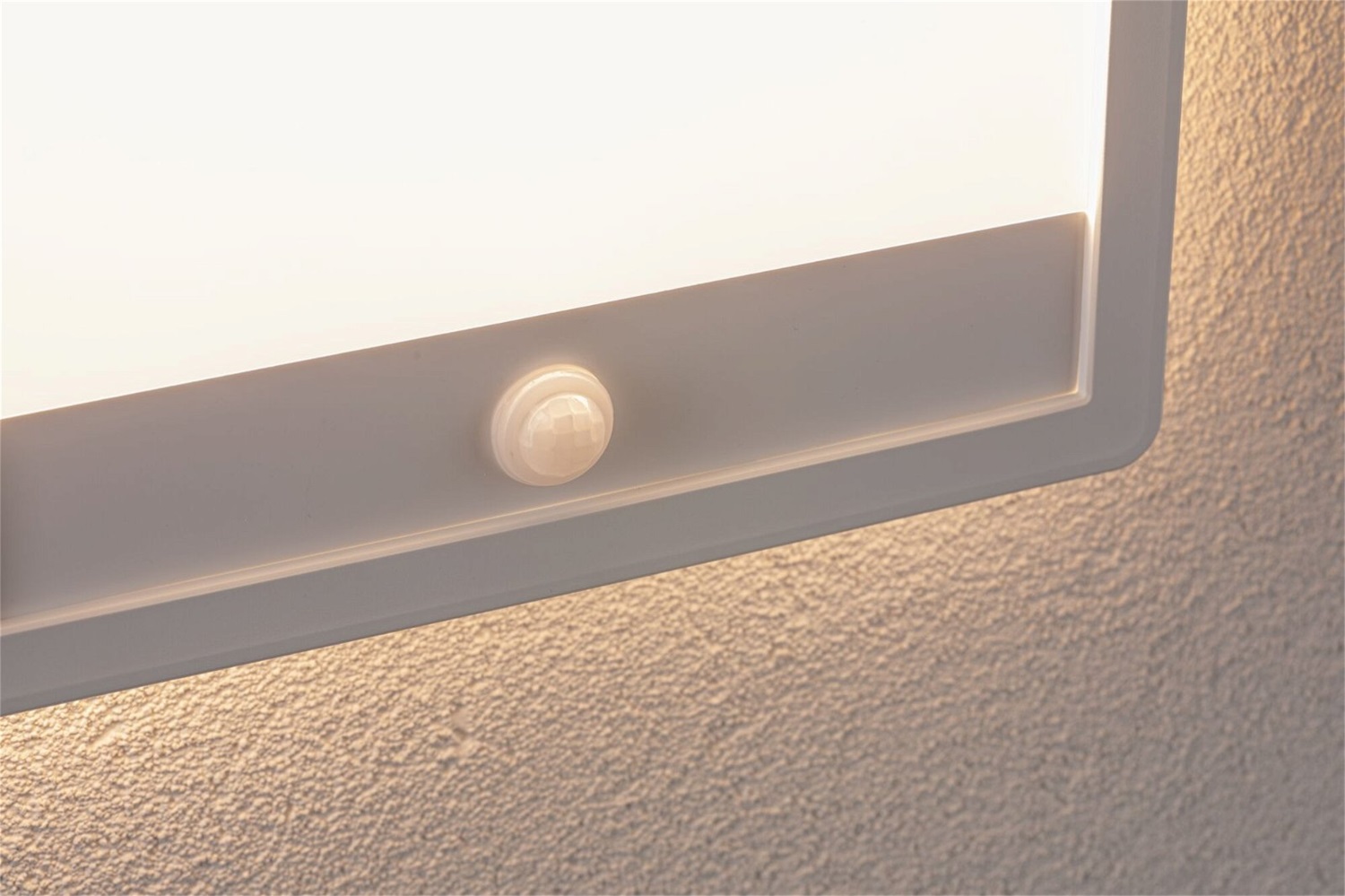 Paulmann Pannello LED per Esterni Lamina con Sensore di Movimento e Rilevatore Crepuscolare, Resistente all'Acqua di Mare, 14,5 W, 3000K