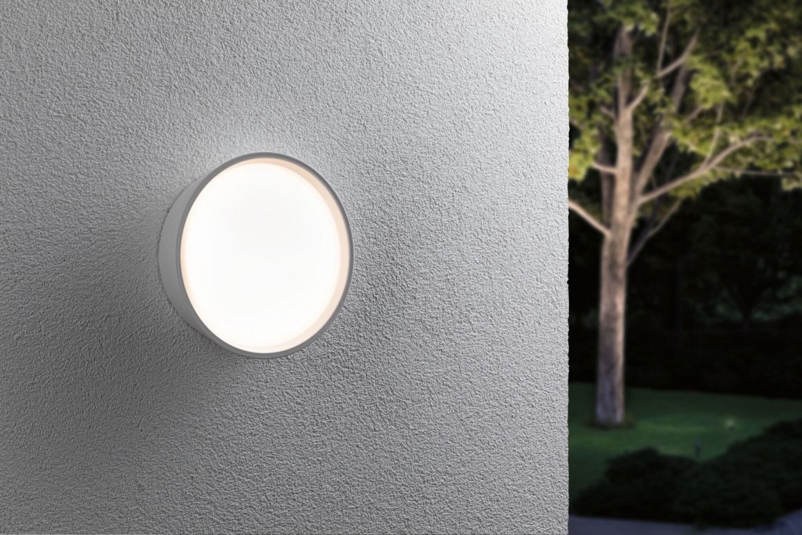 Paulmann Platomo Lampada da Parete LED per Esterni IP44 14,5W 1200lm Bianco Resistente all'Acqua di Mare