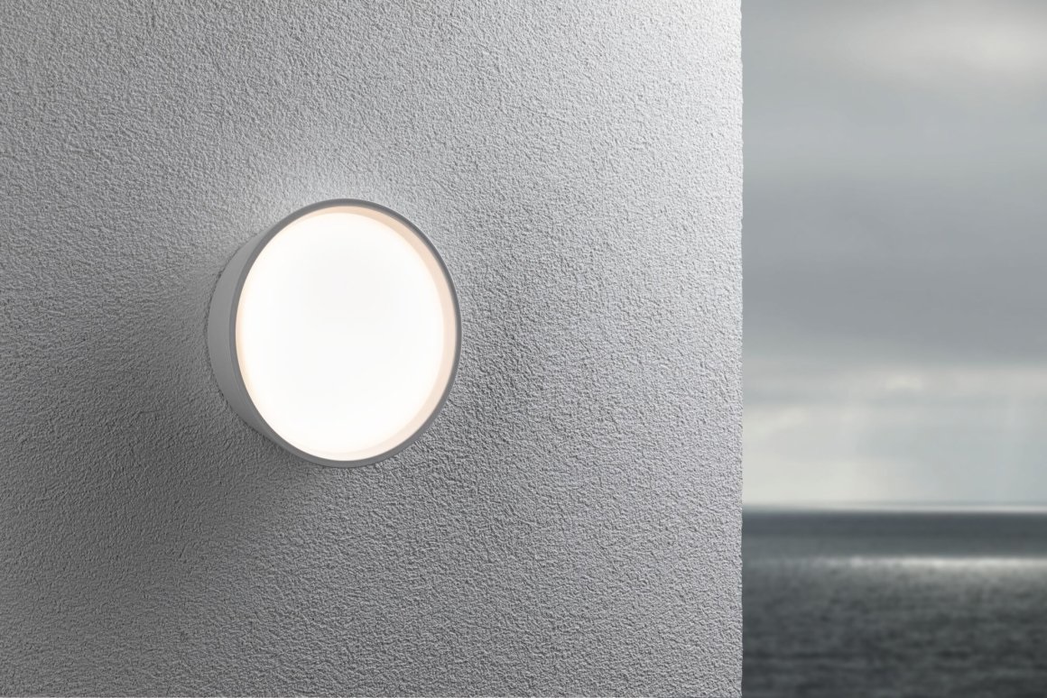 Paulmann Platomo Lampada da Parete LED per Esterni IP44 14,5W 1200lm Bianco Resistente all'Acqua di Mare