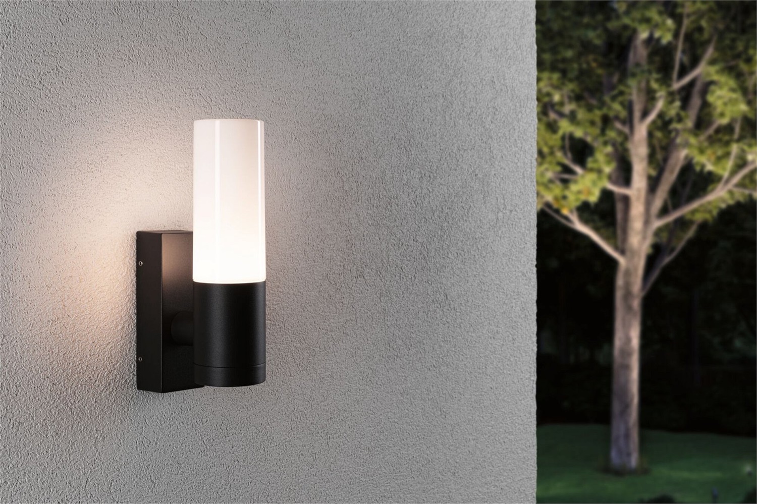 Paulmann Tralia - Lampada da Parete per Esterni Antracite IP44, Max 10W, E27