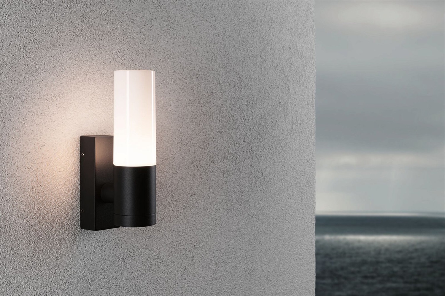 Paulmann Tralia - Lampada da Parete per Esterni Antracite IP44, Max 10W, E27
