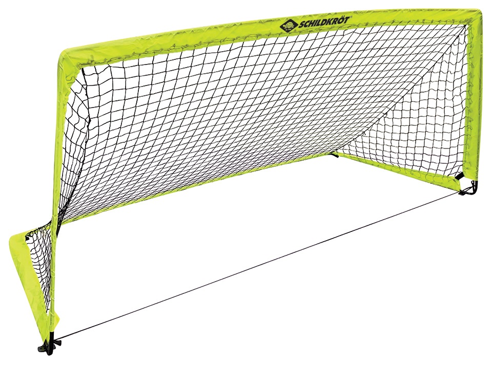 Schildkröt Porta da Calcio Portatile XL - Struttura Pieghevole in Acciaio 200x100x100 cm, Facile da Montare per Giardino Esterno