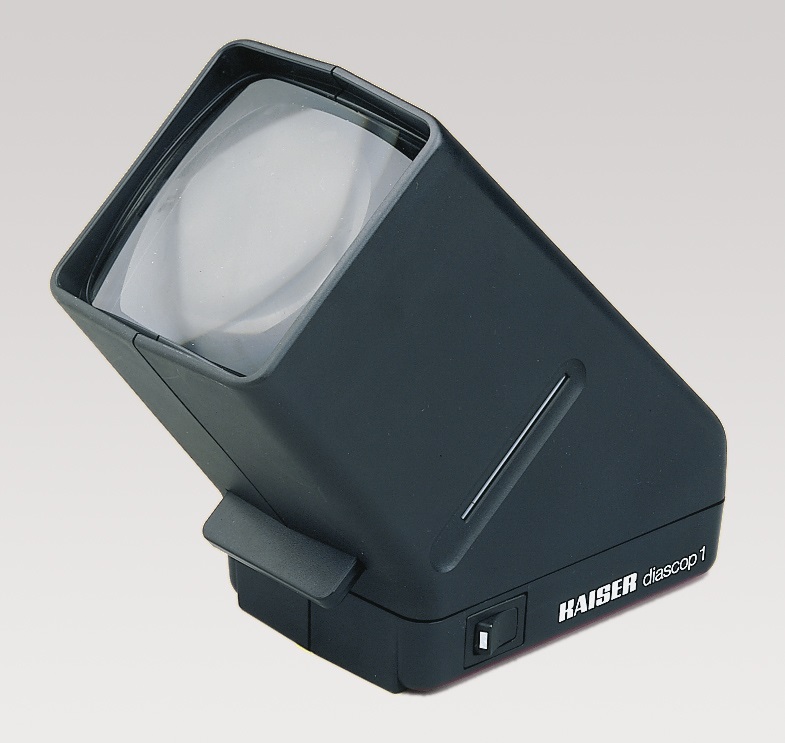 Kaiser Diascop 1 Visualizzatore di Diapositive 2x - Compatto e Portatile