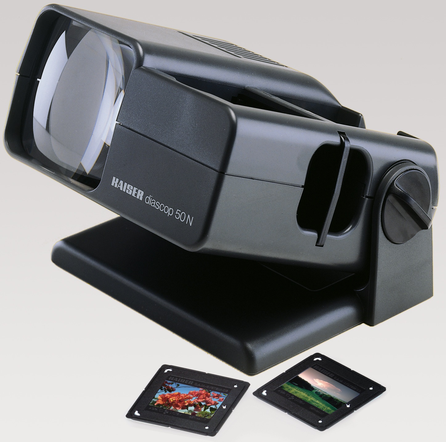 Kaiser Fototechnik Diascop 50N - Visualizzatore di diapositive con ingrandimento 3x e dimensioni compatte