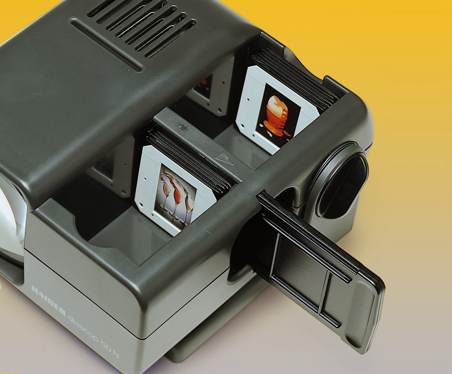 Kaiser Fototechnik Diascop 50N - Visualizzatore di diapositive con ingrandimento 3x e dimensioni compatte