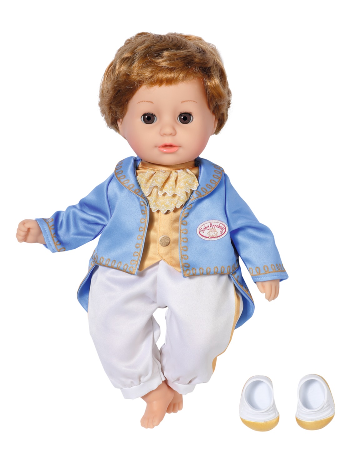 Baby Annabell Little Sweet Prince - Bambolotto 36 cm con Tessuto Morbido, Occhi Che Si Chiudono e Accessori Inclusi