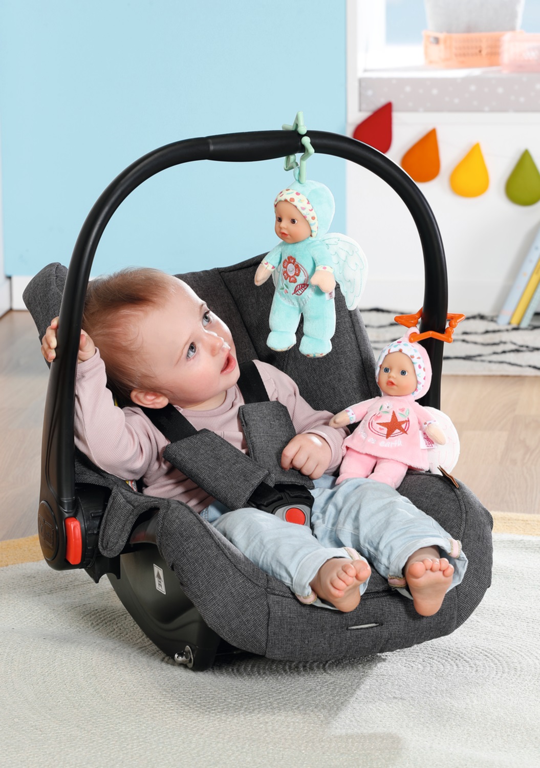 BABY born Angel per bebè - Bambola morbida da 30 cm, lavabile a mano, disponibile in due stili assortiti, adatta ai neonati