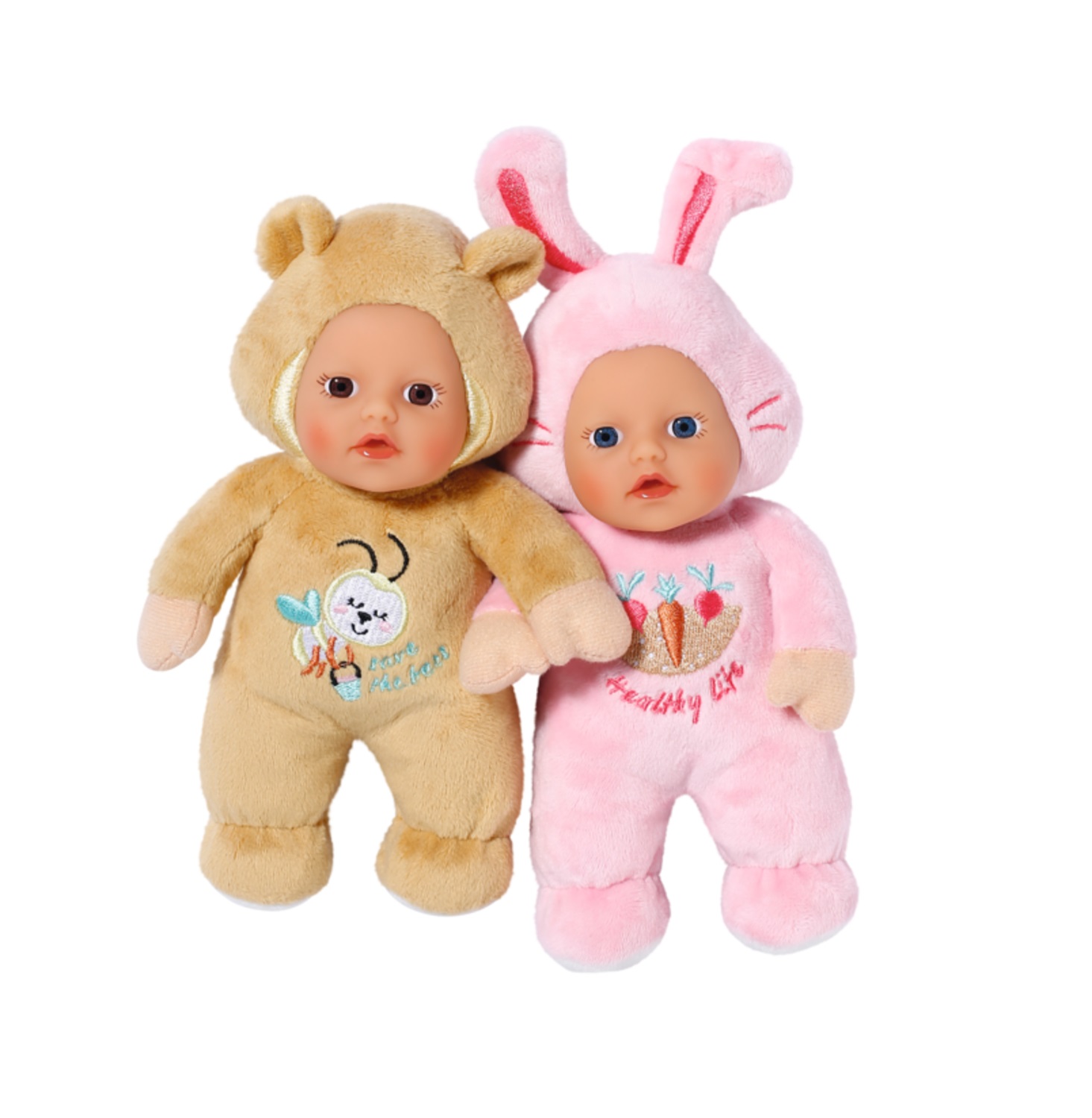 BABY born Cutie - Bambola morbida da 30 cm, lavabile a mano, adatta per neonati, disponibile in 2 stili assortiti