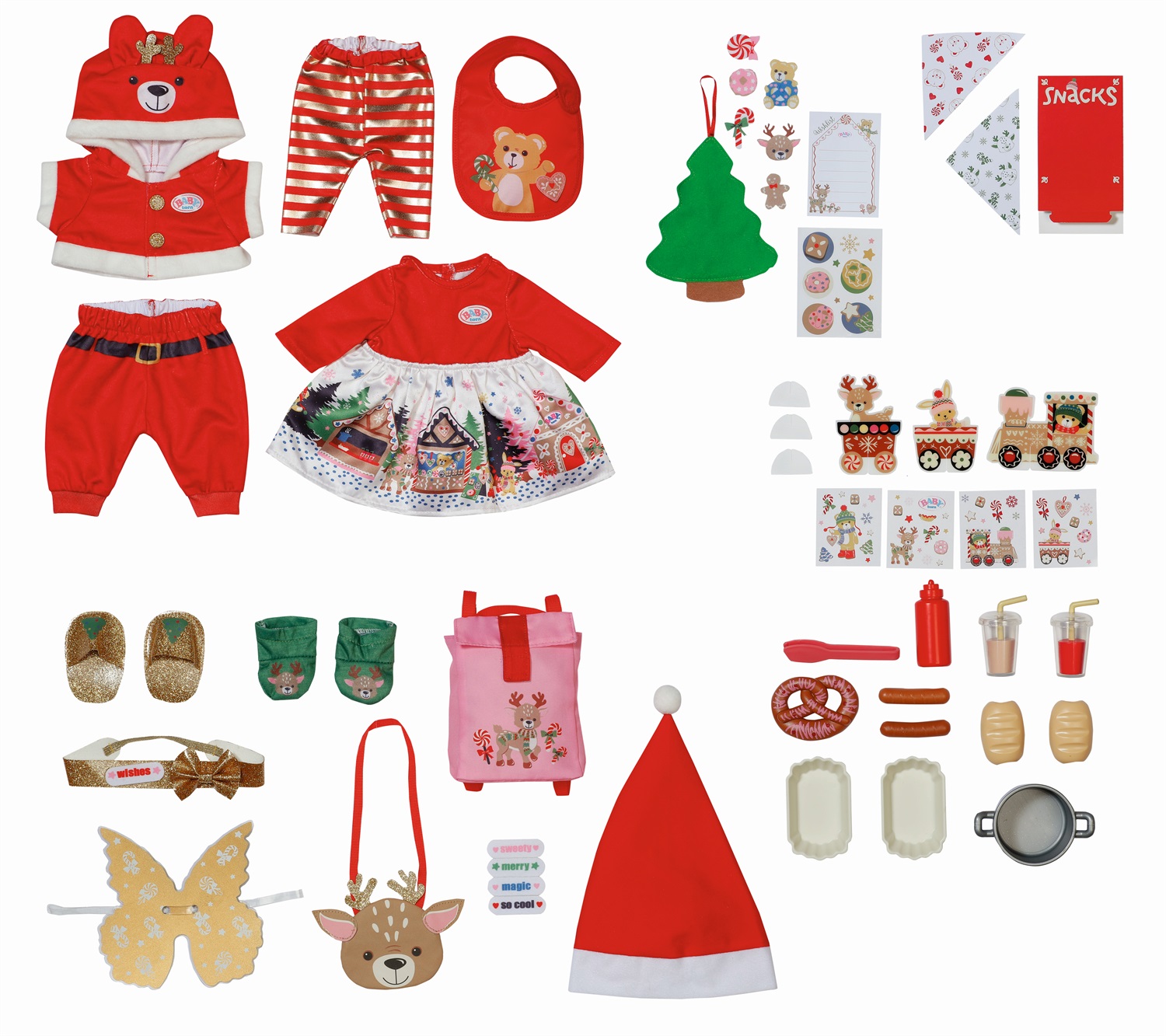 BABY born Calendario dell'Avvento Multicolore 43 cm