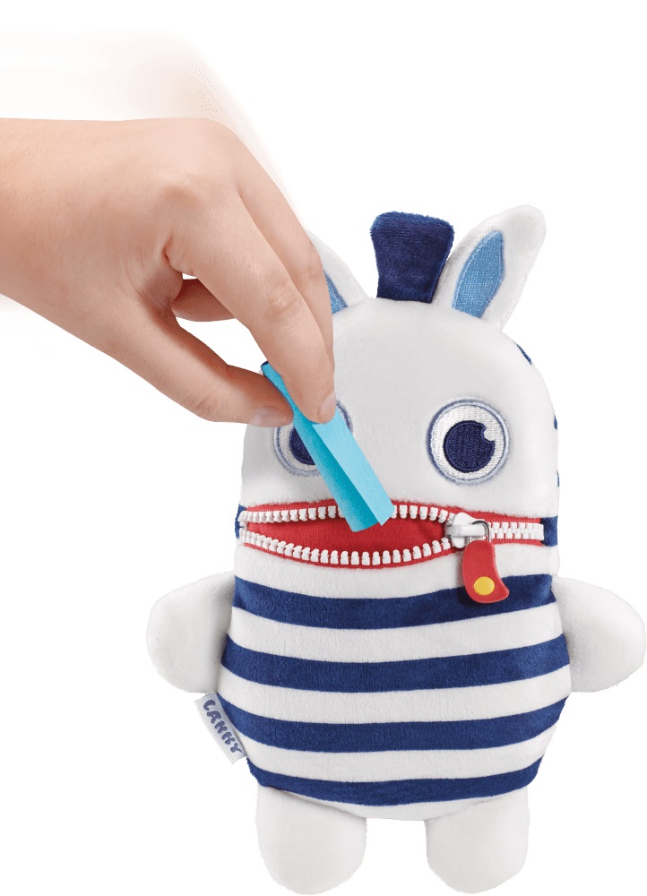 Schmidt Spiele Mangiapensieri Lanky - Multicolore, 18 cm, edizione Zoo Babies