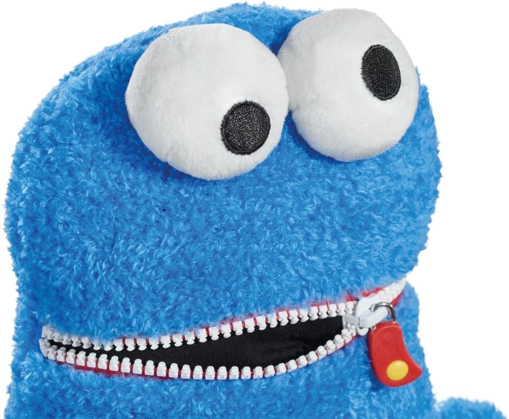 Schmidt Spiele Mostro Biscotto Blu - Peluche Mangiatore di Preoccupazioni 30 cm