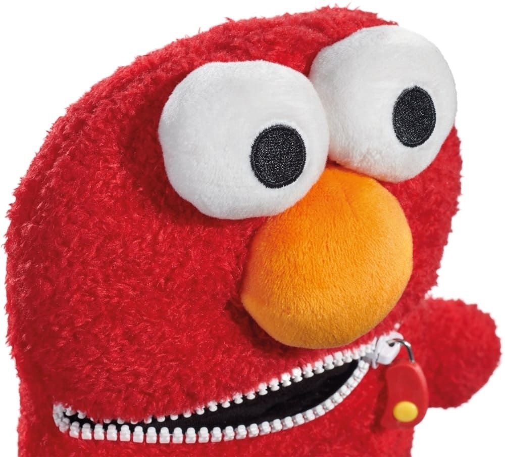Schmidt Spiele Elmo Peluche Bianco 27 cm - Mangiatore di Preoccupazioni