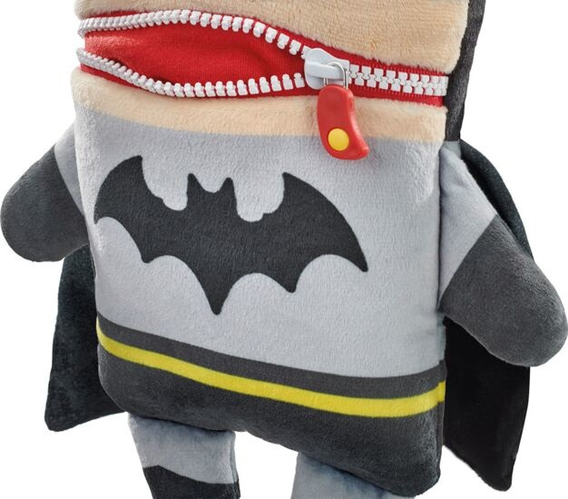 Schmidt Spiele Mangiatoia Batman - Mangiapensieri in Peluche Morbido, 30 cm