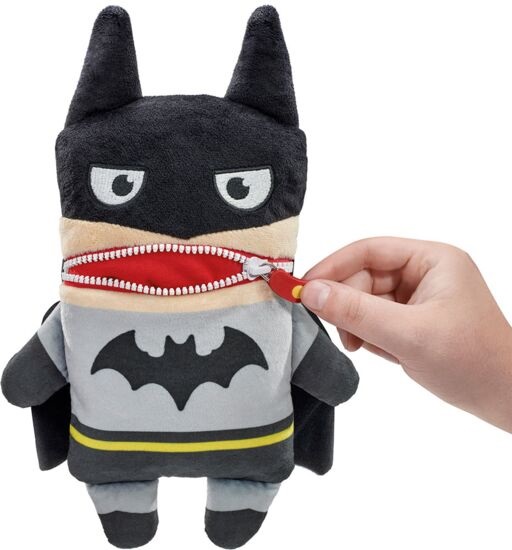 Schmidt Spiele Mangiatoia Batman - Mangiapensieri in Peluche Morbido, 30 cm