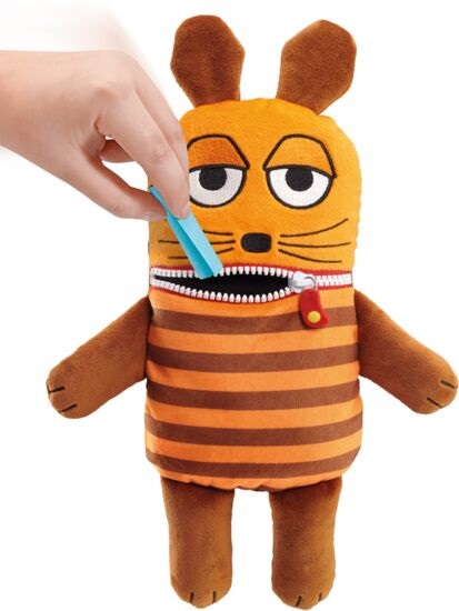 Schmidt Spiele Peluche Topo Mangiatore di Preoccupazioni 35 cm - Ispirato a 'Die Sendung mit der Maus'
