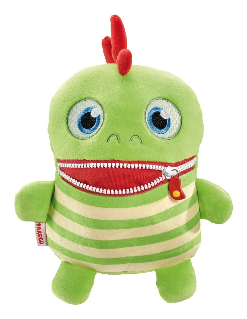 Schmidt Spiele Draggo - Peluche Mangia-Preoccupazioni Verde 23 cm, Edizione Boogie Woogies