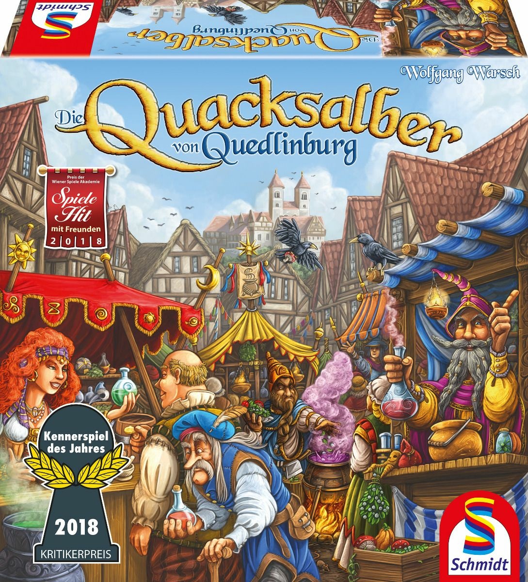 Schmidt Spiele Die Quacksalber von Quedlinburg - Gioco di strategia per 2-4 giocatori, età consigliata 10
