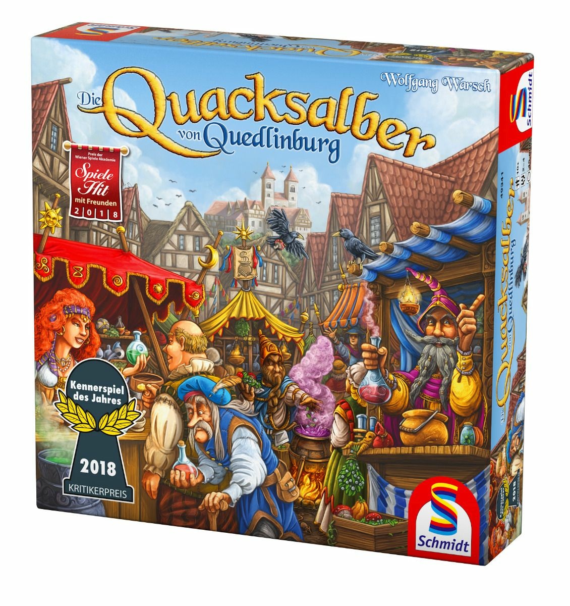 Schmidt Spiele Die Quacksalber von Quedlinburg - Gioco di strategia per 2-4 giocatori, età consigliata 10