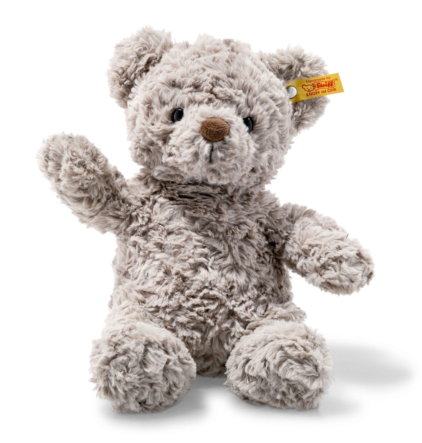 Steiff Soft Cuddly Friends Honey - Orsacchiotto in morbido peluche Grigio chiaro, 28 cm, adatto dalla nascita