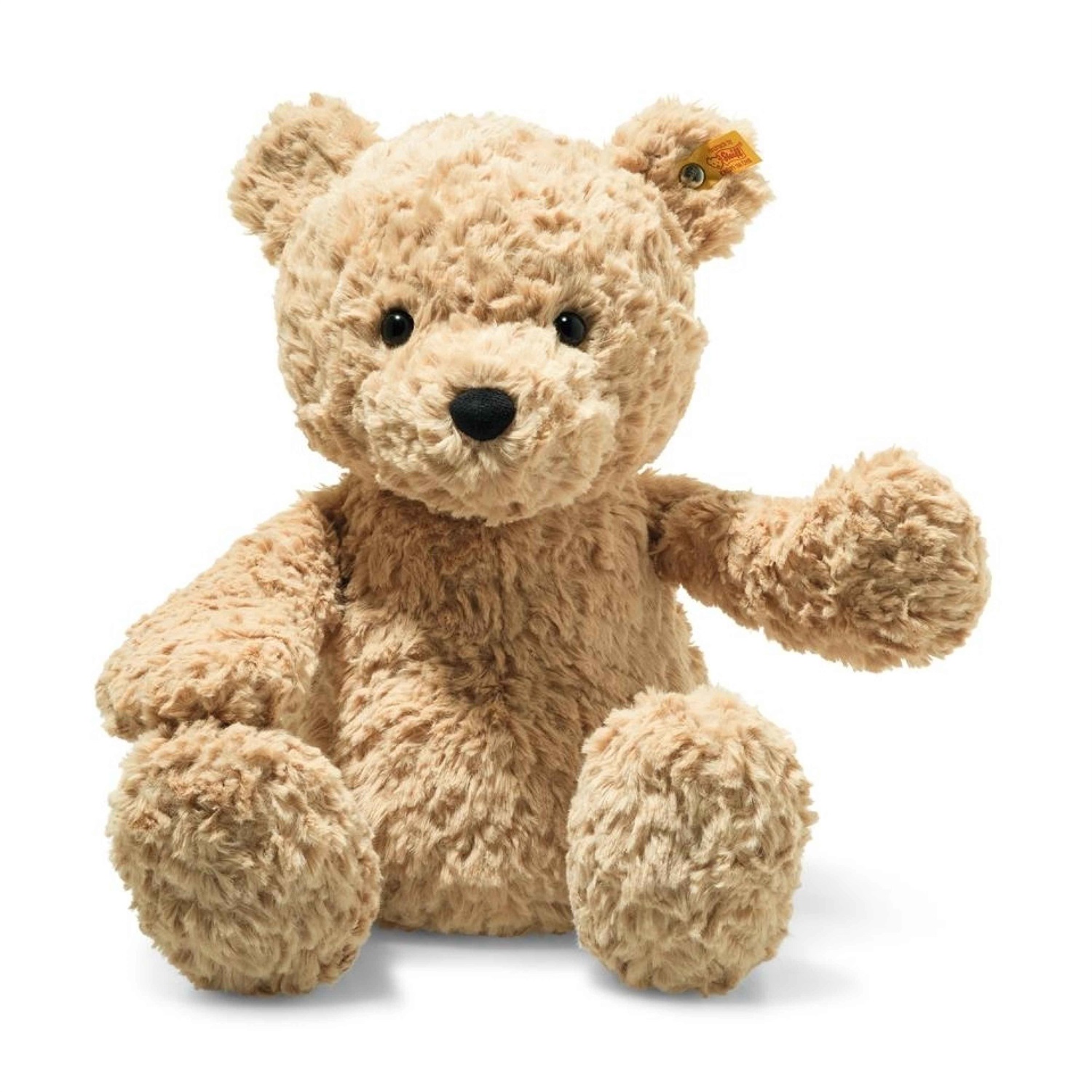 Steiff Jimmy Teddy Bear - Orsacchiotto Morbido 40 cm, Soft Cuddly Friends, Adatto a Bambini da 0 Mesi, con Occhi di Plastica e Naso Ricamato