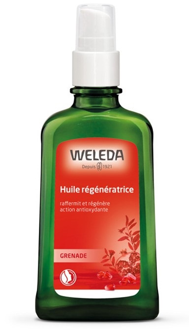 Weleda Olio Rigenerante Melograno 100 ml - Azione Rassodante e Antiossidante con Olio di Semi di Melagrana ed Estratto di Miglio Dorato