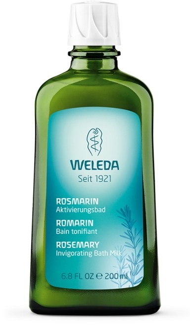 Weleda Bagno Tonificante al Rosmarino 200ml - Soluzione acquosa non schiumogena per idromassaggio, 100% Cosmesi naturale