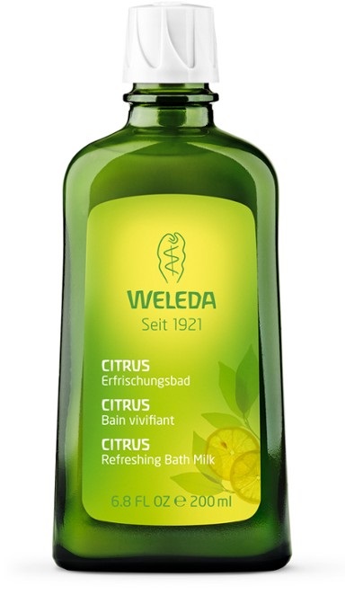 Weleda Bagno Rinfrescante al Limone 200 ml - Flacone Energizzante e Rinfrescante