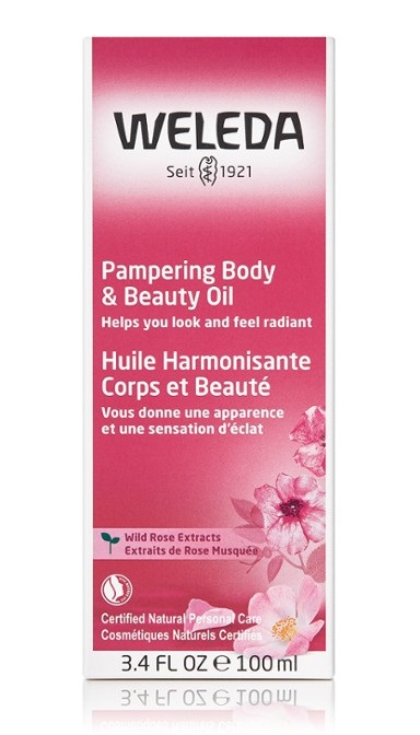 Weleda Olio Armonizzante Rosa Mosqueta 100 ml - Nutriente ed Elasticizzante per la Pelle