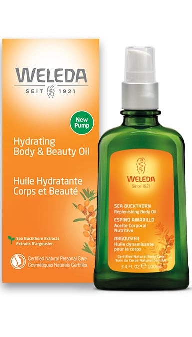 Weleda Olio Nutriente Olivello Spinoso 100 ml - Olio per il corpo con olio di sesamo e olio di olivello spinoso, ricco di vitamine e acidi grassi insaturi