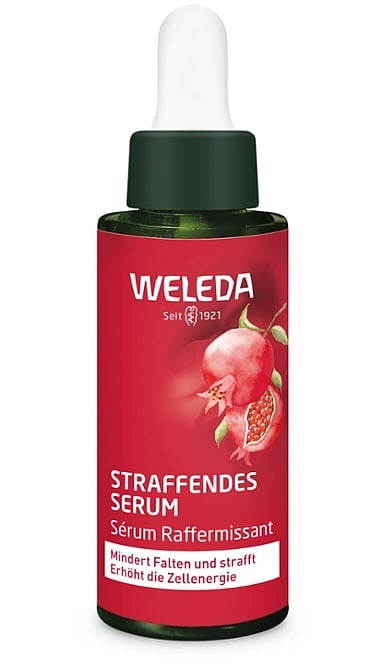 Weleda Siero Rassodante al Melograno e Peptidi di Maca 30 ml - Idratante e Antiossidante per Viso