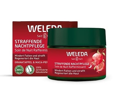 Weleda Crema Notte Rassodante al Melograno e Peptidi di Maca - 40 ml