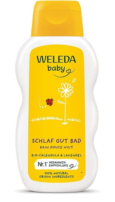 Weleda Latte da Bagno per Bambini alla Calendula - 200 ml, Deterge Delicatamente e Rilassa