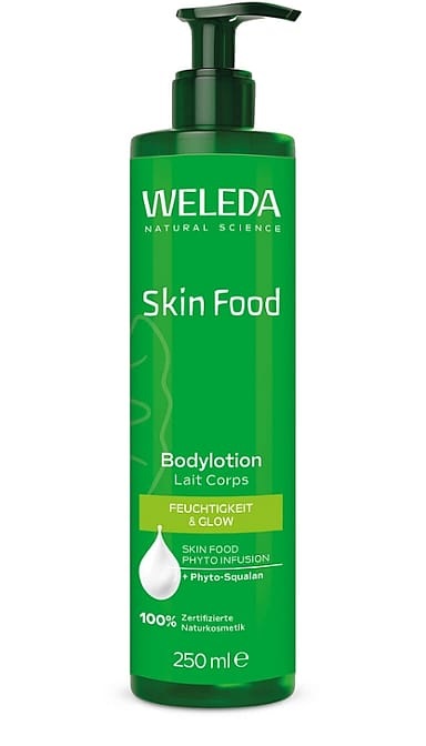 Weleda Lozione Corpo Skin Food 250 ml - Rivitalizzante con Genziana Blu, Stella Alpina e Centella Asiatica