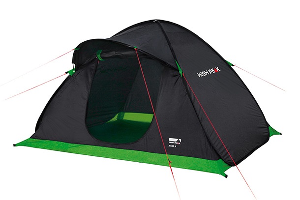 High Peak Minilite Tenda Pop-up Verde per 2 Persone - 1.0 kg, Stagione, Cuciture Sigillate