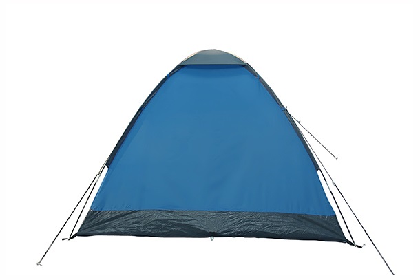 High Peak Ontario 3 - Tenda da Campeggio Igloo per 3 Persone, Blu/Grigio, Impermeabile 1500 mm, con Sistema di Ventilazione e Protezione Antizanzare