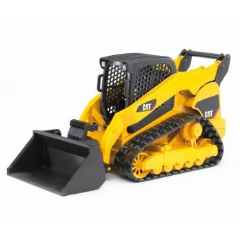 BRUDER CAT 02136 Pala Cingolata Compatta con Braccio Mobile e Bloccabile - Giocattolo in Plastica per Bambini
