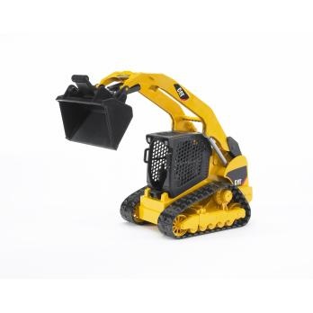 BRUDER CAT 02136 Pala Cingolata Compatta con Braccio Mobile e Bloccabile - Giocattolo in Plastica per Bambini