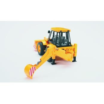 BRUDER JCB 4CX Escavatore Giocattolo in Scala 1:16 con Caricatore Frontale e Benna Funzionali