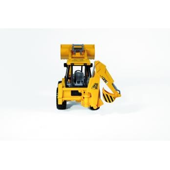 BRUDER JCB 4CX Escavatore Giocattolo in Scala 1:16 con Caricatore Frontale e Benna Funzionali