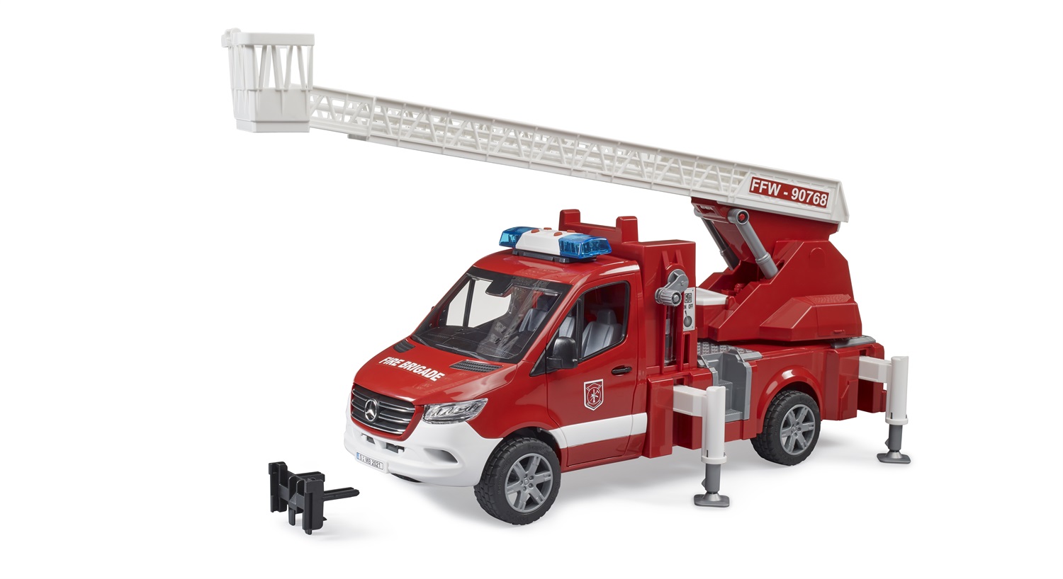 Bruder Mercedes Benz Sprinter Autopompa dei Pompieri - Veicolo Giocattolo per Mezzo di Primo Soccorso