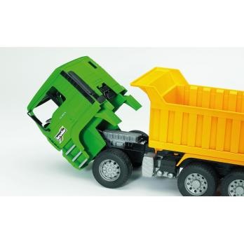 BRUDER MAN TGA Camion Ribaltabile con Cabina e Cassone Ribaltabili
