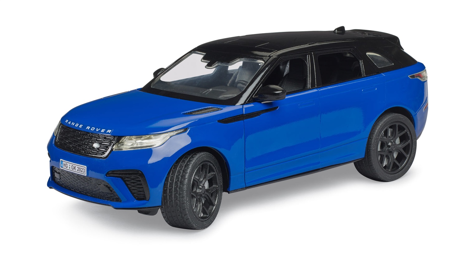 BRUDER Range Rover Velar - Colore Wielokolorowy, 34x14,3x11,5 cm, con porte e portellone apribili, giocattolo per bambini dai 3 anni