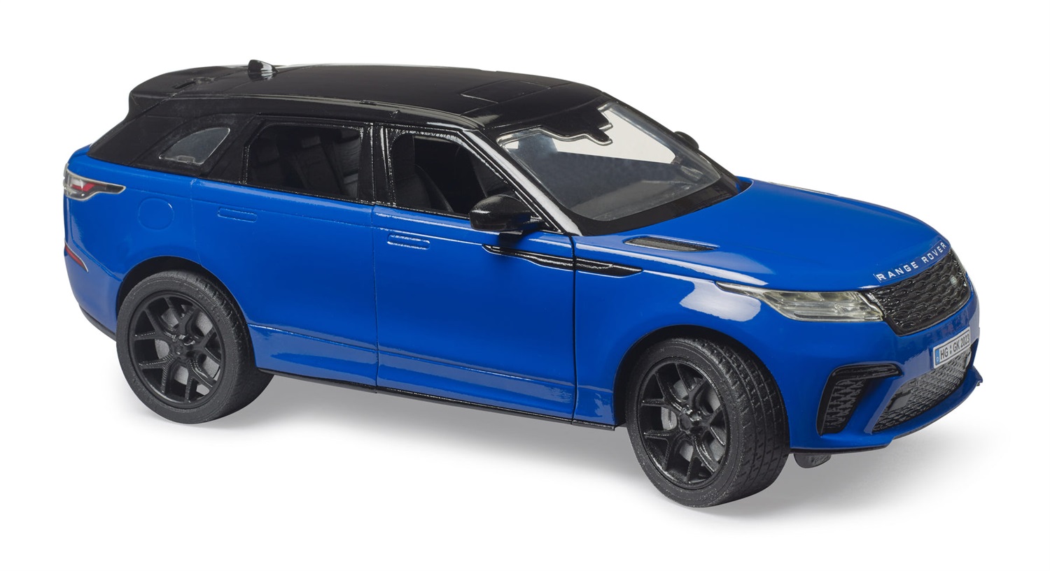 BRUDER Range Rover Velar - Colore Wielokolorowy, 34x14,3x11,5 cm, con porte e portellone apribili, giocattolo per bambini dai 3 anni