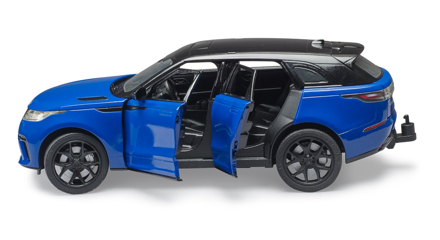 BRUDER Range Rover Velar - Colore Wielokolorowy, 34x14,3x11,5 cm, con porte e portellone apribili, giocattolo per bambini dai 3 anni